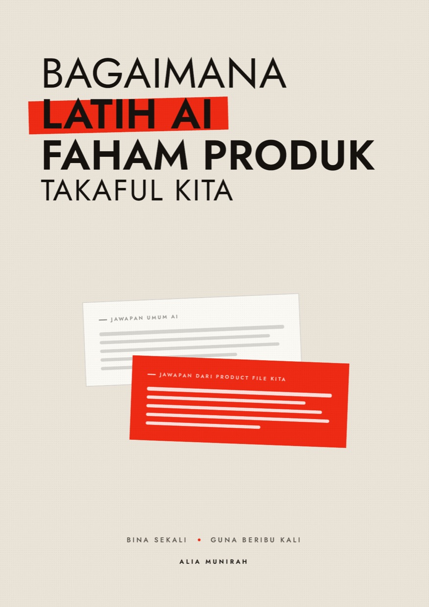 Modul 1 — Bagaimana Latih AI Faham Produk Takaful Kita